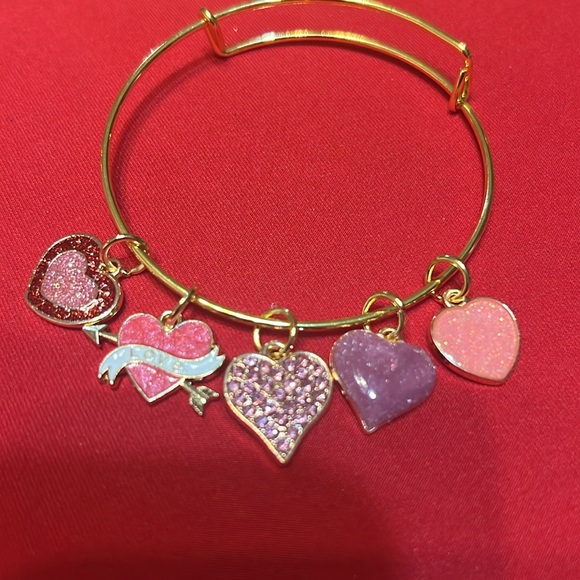 Beautiful Expandable Love Charm Bracelet - Picture 2 of 2